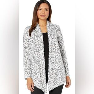 Vince Camuto Womens Drape-Front Cardigan Sweater